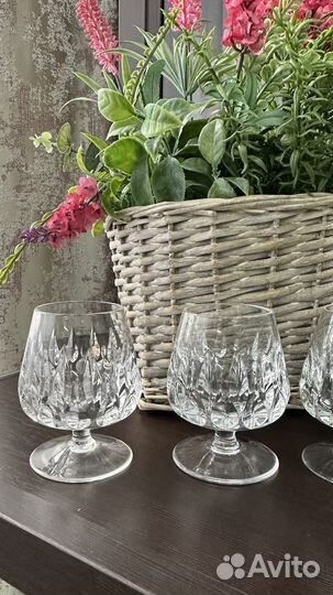 Хрустальные коньячные фужеры