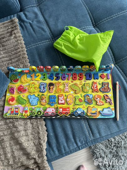 Деревянные пазлы вкладыши