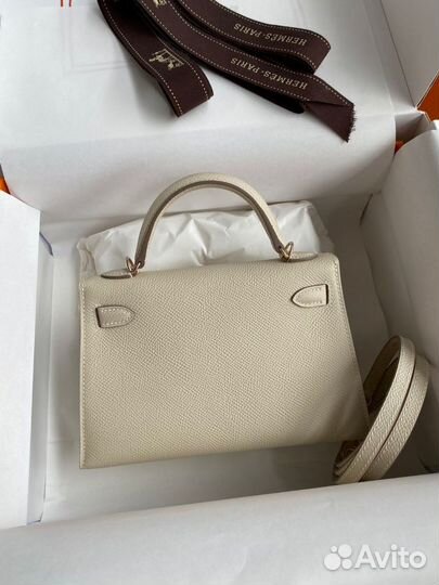 Сумка hermes kelly mini hass leather