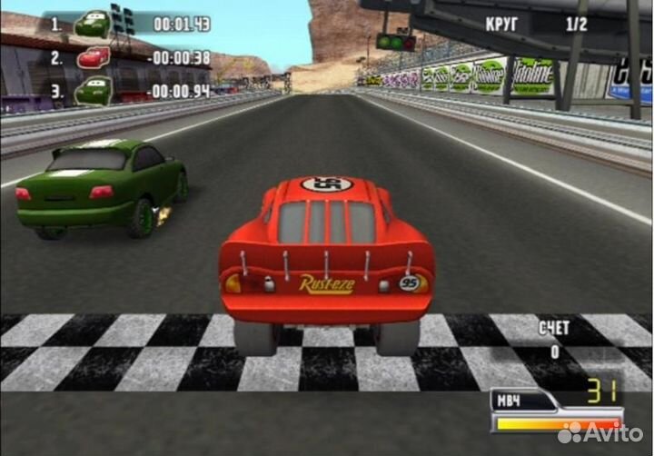 Disney-Pixar Cars Race-O-Rama, б/у, английский DS