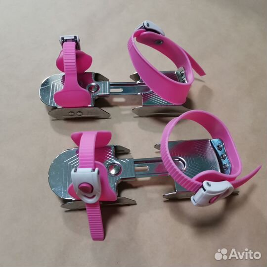 Коньки двухполозные раздвижные Oxelo, 17-21 см