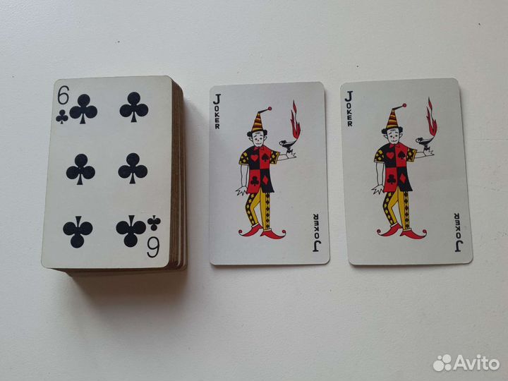 Игральные карты пластик