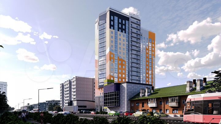 2-к. квартира, 41,7 м², 2/20 эт.