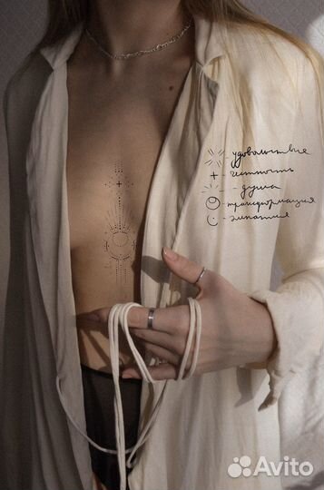 Тату символизм. Женственные тату линиями