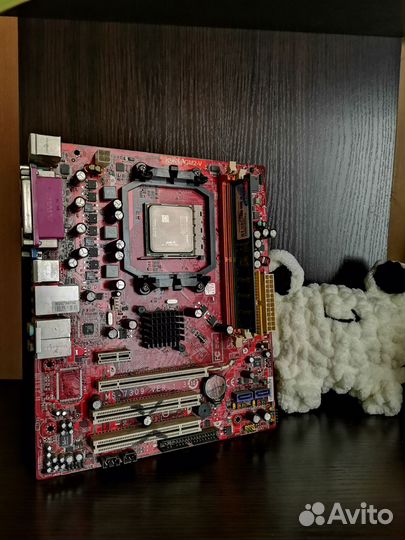 Материнская плата с процессор amd athlon 64x2,2gb