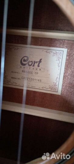 Электро акустическая гитара cort mr500e op