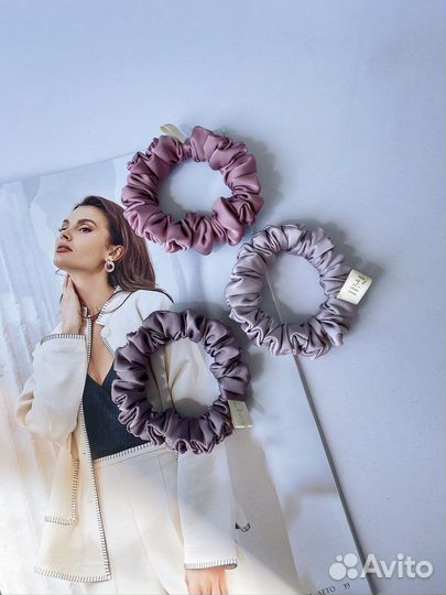 Резинки для волос. Шёлк