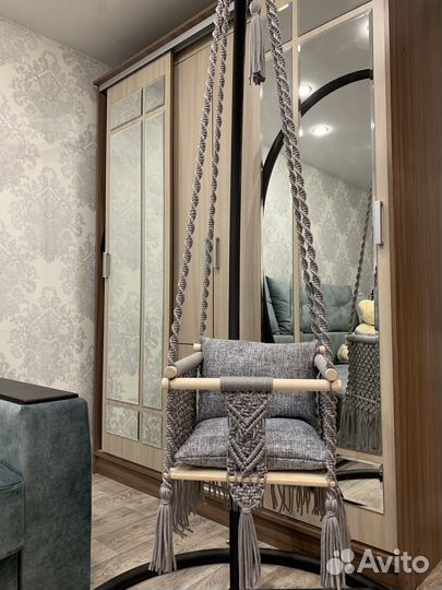 Детские качели в стиле макраме