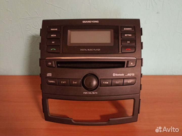 Магнитола штатная на ssang yong actyon new