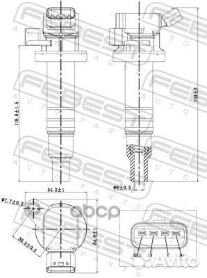 Катушка зажигания 01640002 Febest