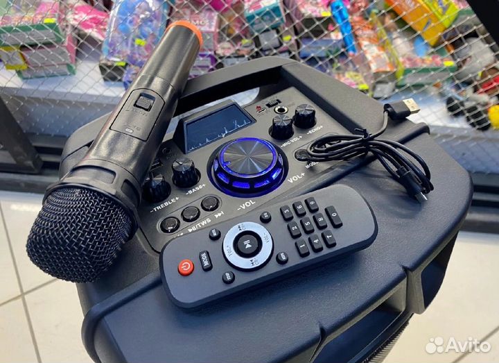 Колонка с караоке ZQS-8210 Портативная блютуз