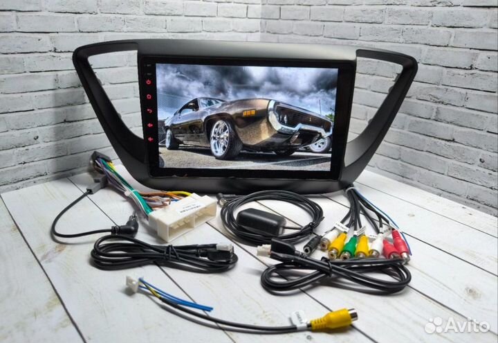 Магнитола Android с экраном на Kia Rio