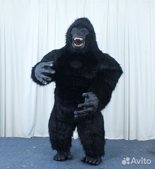 Горилла,обезьяна Кинг-конг,надувной костюм 2м 60см