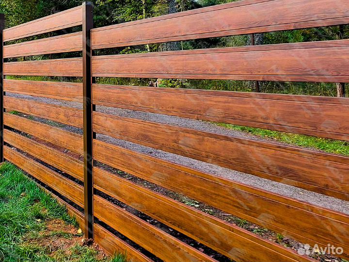 Забор Ранчо горизонтальный