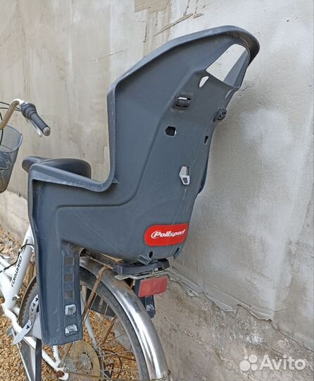 Детское вело кресло заднее Polisport