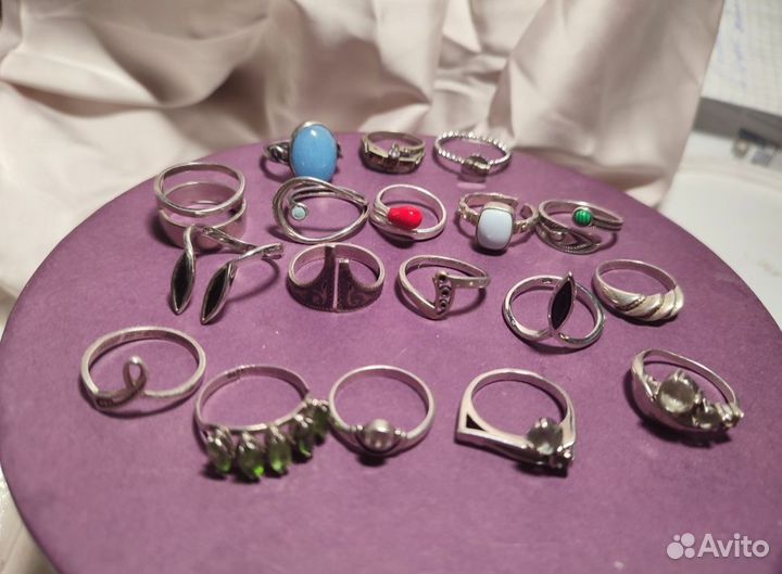 Серебряные украшения новые