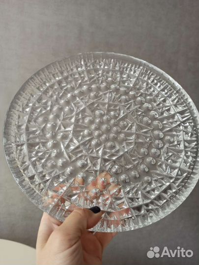 Блюдо хрустальное СССР