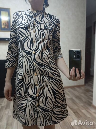 Платье рубашка mohito