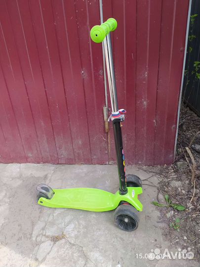Самокат детский трехколесный бу