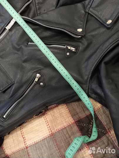 Кожаная куртка косуха мужская