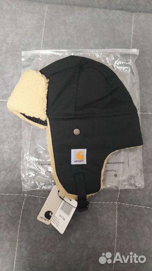 Шапка ушанка Carhartt с мехом