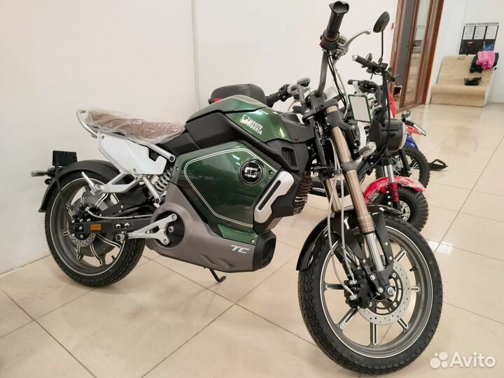 Электромотоцикл White Siberia Super Soco TC