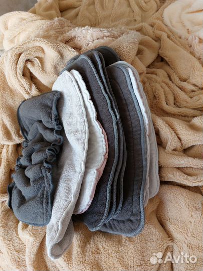 Многоразовые подгузники со вкладышами