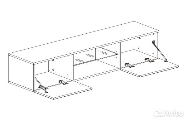Шкаф навесной Поинт тип-33