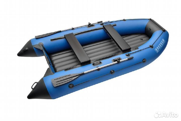 Лодка драккар 3200 нднд classic сине-черная