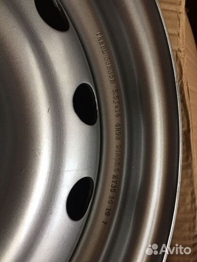 Диски штампованные r14 на ваз новые