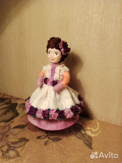 Ёлочная игрушка из ваты