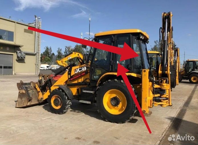 Стекло дверное на погрузчик Jcb 3cx-4cx 334/Y0831