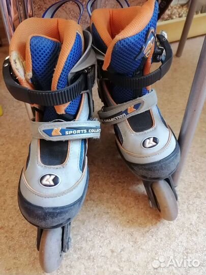 Роликовые коньки детские раздвижные