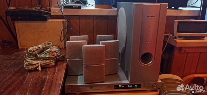 Домашний кинотеатр sharp с акустикой 5.1