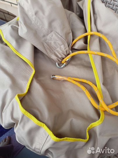 Гамак кокон бежевый, подвесные качели