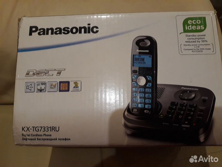 Беспроводной цифровой телефон Panasonik