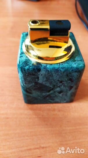 Зажигалка новая малахит