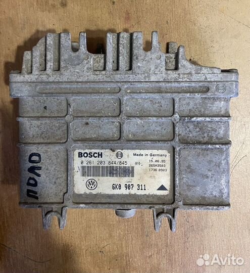 Эбу двигателем volkswagen polo 3 (1994-2002)