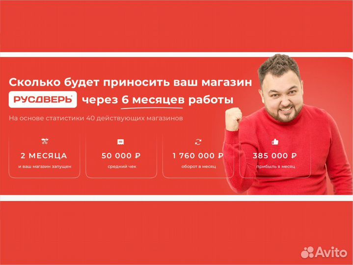 Стабильный бизнес с прибылью от 389.000