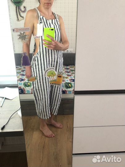 Комбинезон льняной