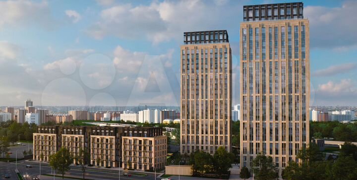 3-к. квартира, 94 м², 2/6 эт.