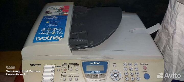 Мфу лазерное Brother MFC-7420R, ч/б, A4