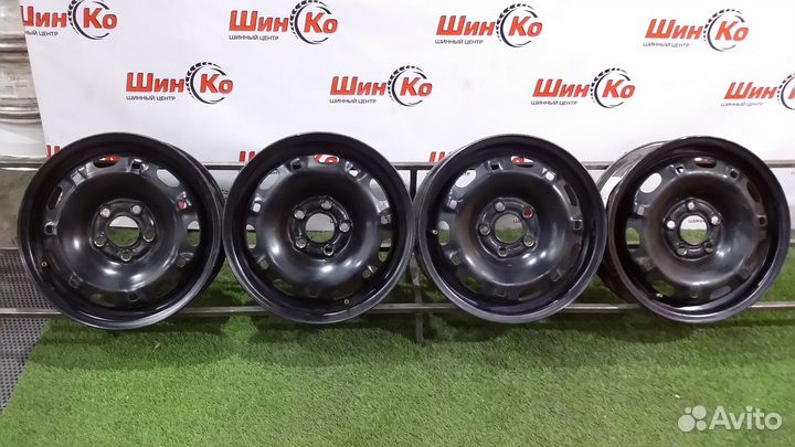 479) К-кт дисков ориг штамп R14 volkswagen 5х100