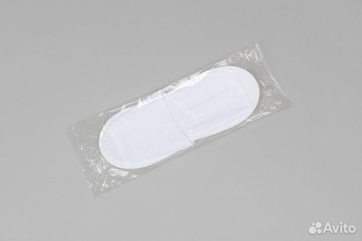 603-742 Тапочки махровые one size 1пар махра белый