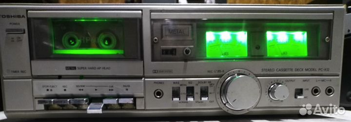 Кассетная дека toshiba pc x12