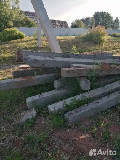 Бетонные столбы для забора бу