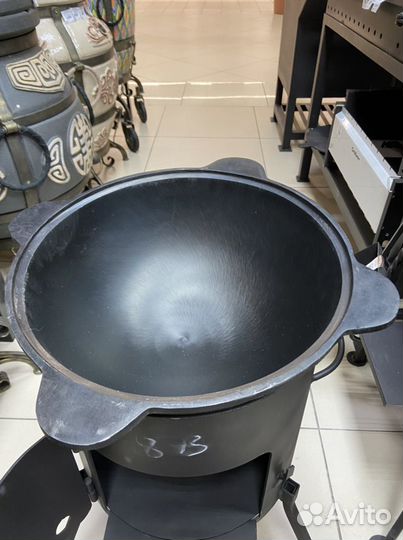 Печь под казан с казаном 8 литров