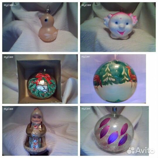 Елочные игрушки СССР