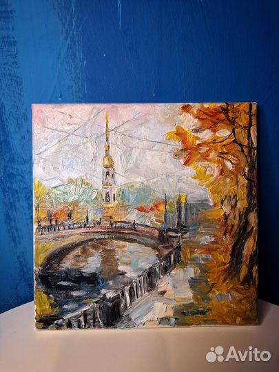 Две Картины маслом Санкт Петербурга