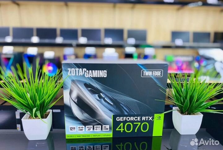 Игровая Видеокарта Zotac GeForce RTX 4070 12GB